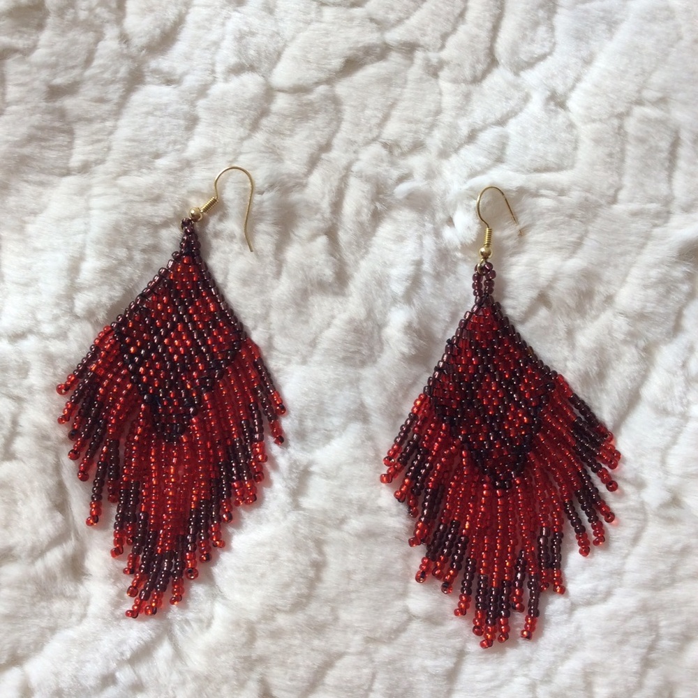 Beautiful earrings handmade